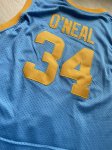 NBA 34 O'neal MPLS. Maillot bleu brodé